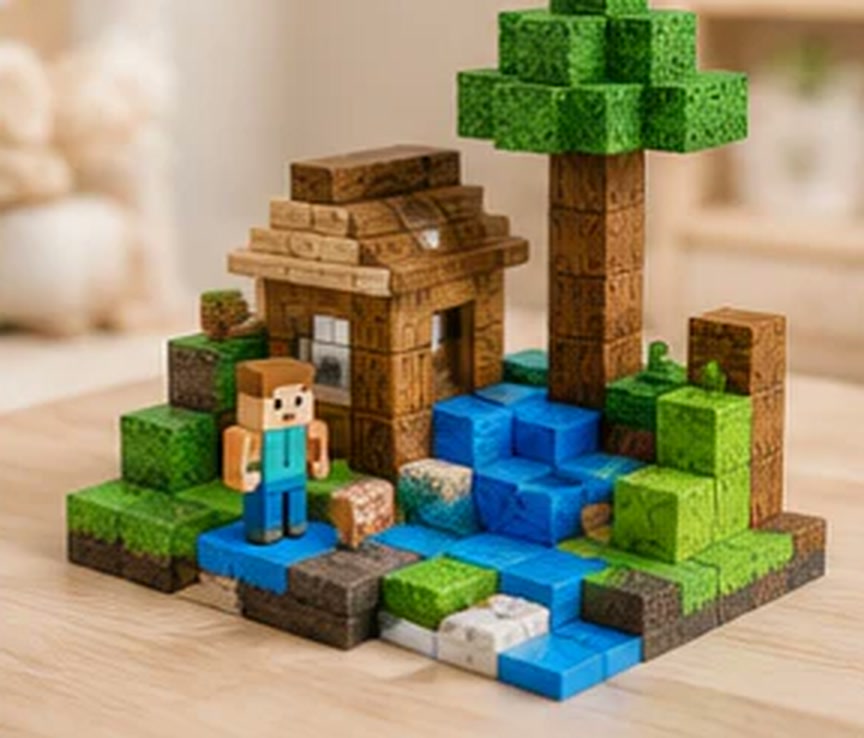 Magnetic block world