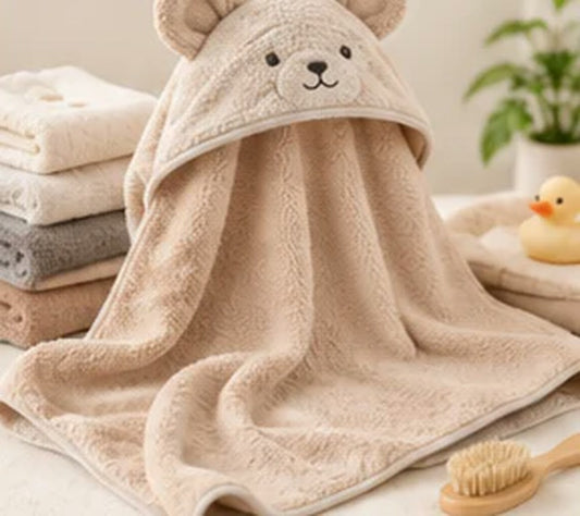 Hooded baby towel